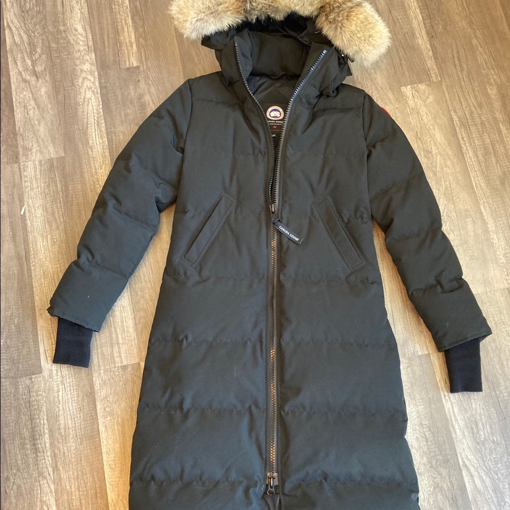 CANADA GOOSE DOWN EXTRA LONG COAT